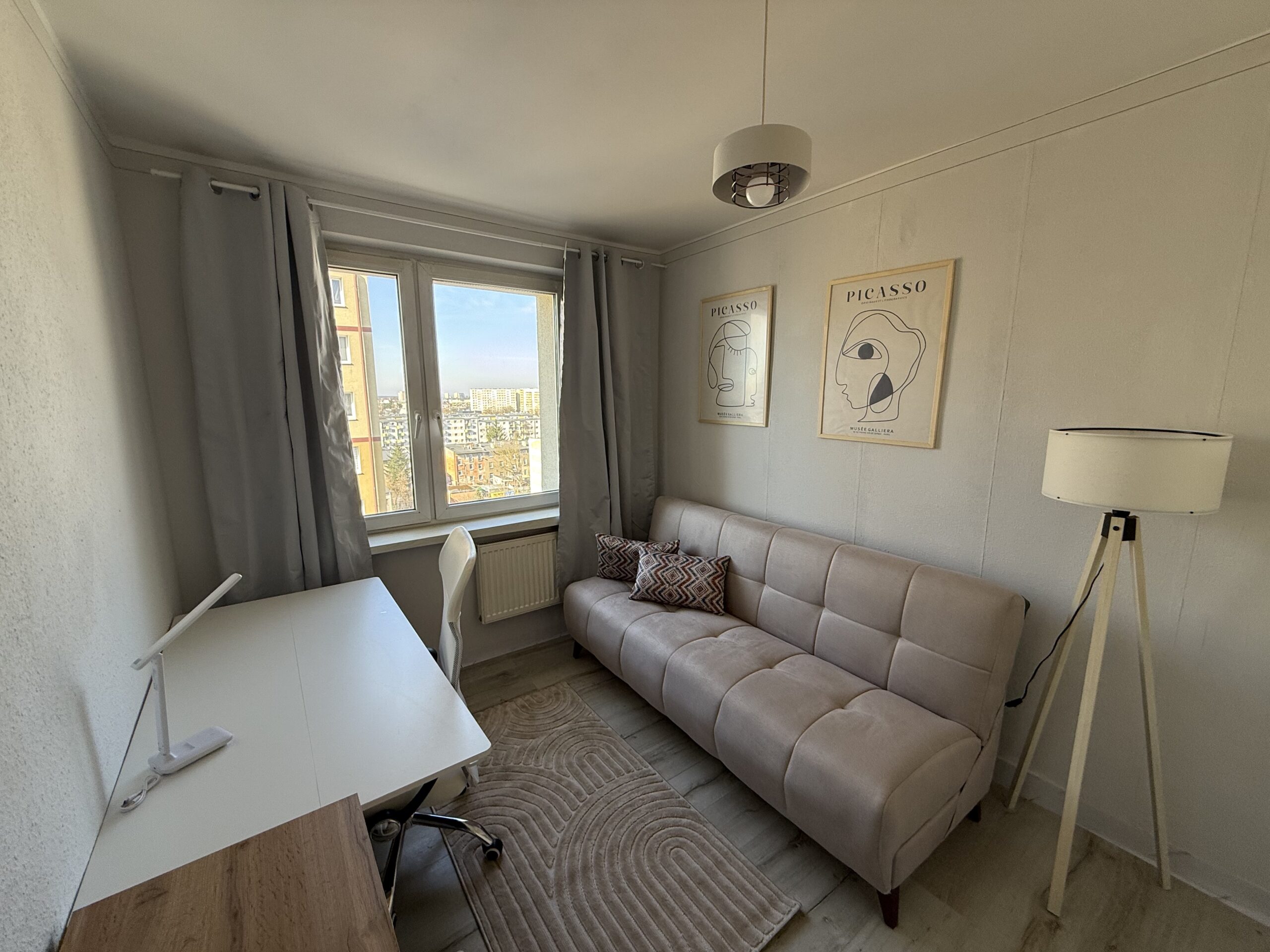 Trzy wygodne pokoje z widokiem