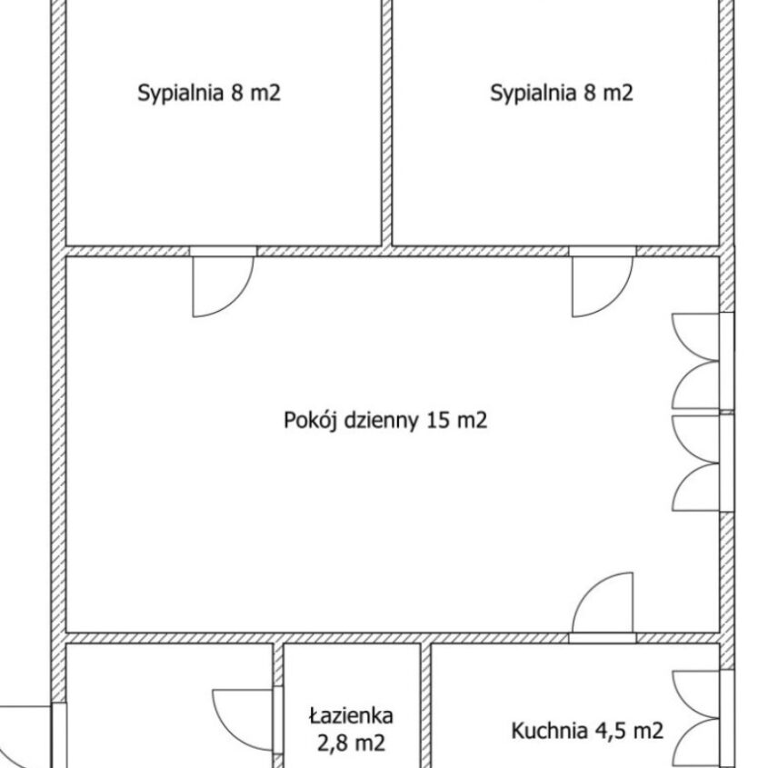 Trzy wygodne pokoje z widokiem